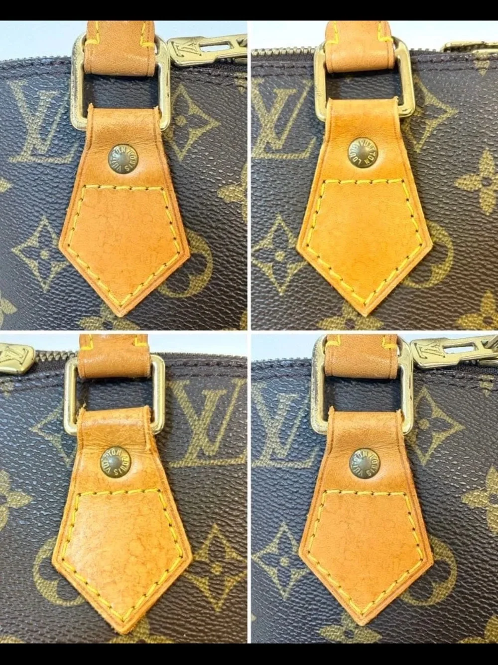 Louis Vuitton Monogram Canvas Satchel in Brown and Tan
